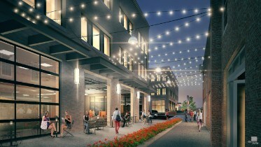 Wagner Place west building alley